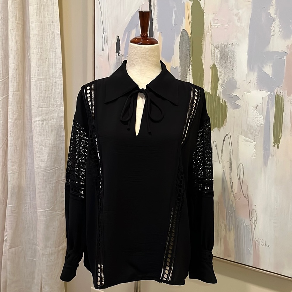 Brochu Walker Black Blouse